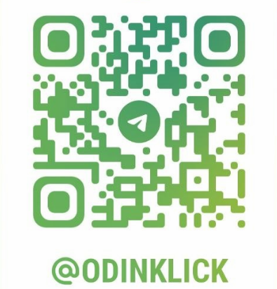 QR-код Telegram @ODINKLICK